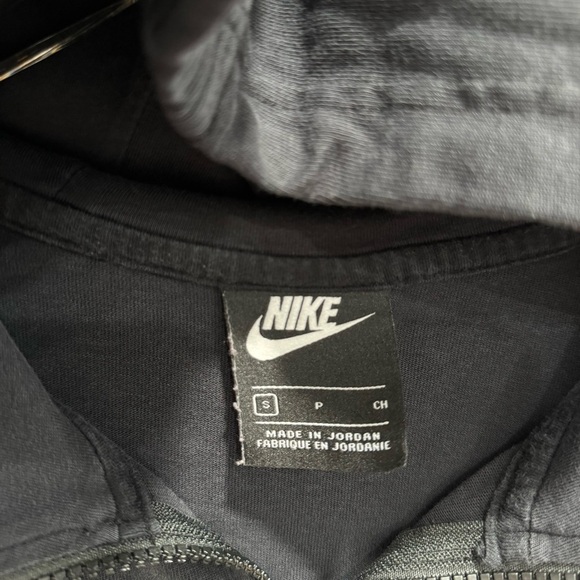 Nike Sportswear Full Zip Club Hoodie Black Lightweight Small - Picture 4 of 7